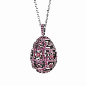Faberge Imperial Imperatrice 2.84ct Mozambique Ruby Pendant D