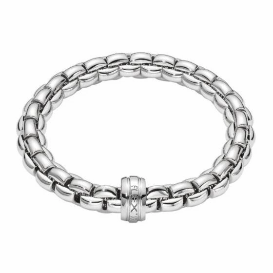 Fope Eka 18ct White Gold Bracelet