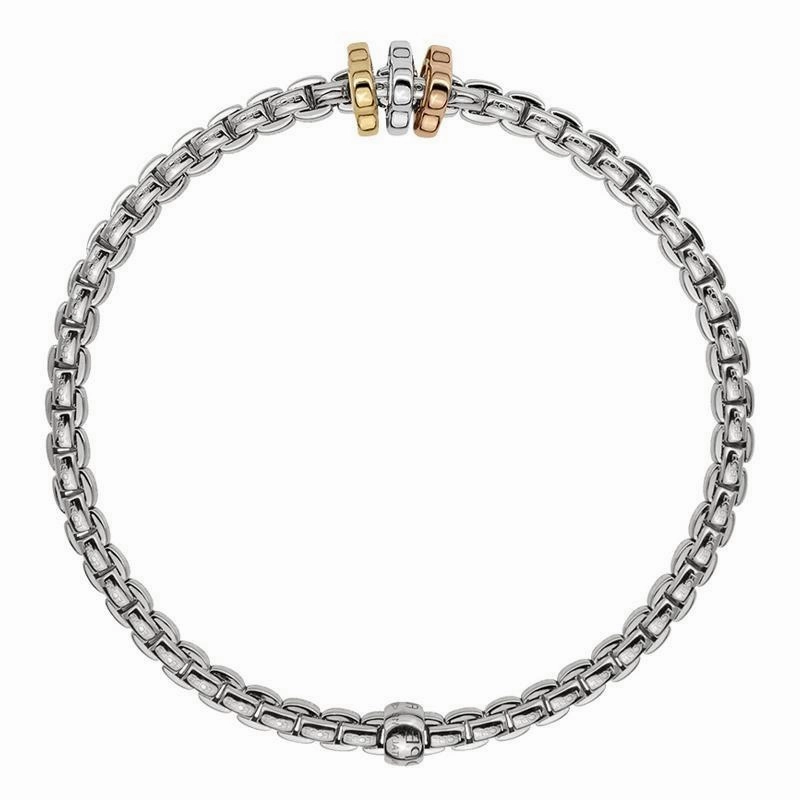 Fope Eka Tiny 18ct White Gold Bracelet