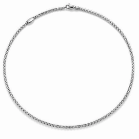 Fope Eka Tiny 18ct White Gold Necklace
