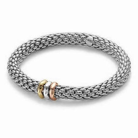Fope Flex'It Love Nest 18ct White Gold Bracelet