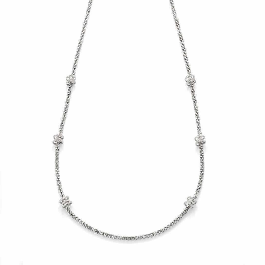 Fope Flex'It Solo 18ct White Gold 2.24ct Diamond Necklace