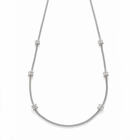 Fope Flex'It Solo 18ct White Gold 2.24ct Diamond Necklace