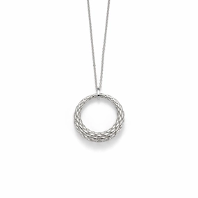 Fope Lovely Daisy 18ct White Gold Necklace