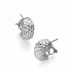Fope Luci 18ct White Gold Braided Earrings