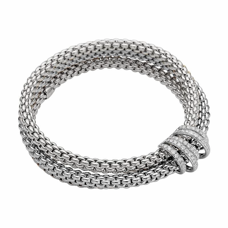 Fope Mialuce 18ct White Gold 1.20ct Diamond Bracelet