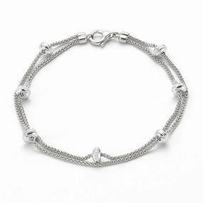 Fope Phylo 18ct White Gold 0.24ct Diamond Bracelet