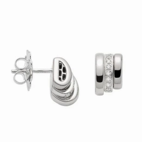 Fope Prima 18ct White Gold 0.13ct Diamond Stud Earrings