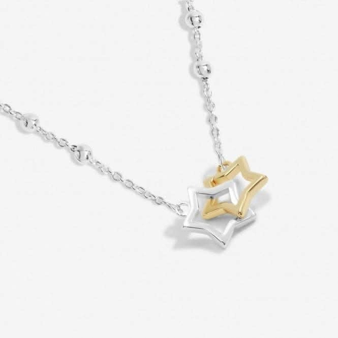 Forever Yours Hip Hip Hooray Silver Gold Plated 46cm   5cm Necklace 6714