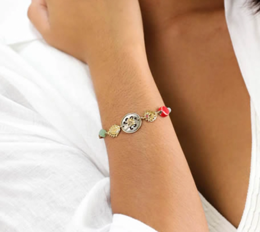 FRIDA blacklip disc bracelet
