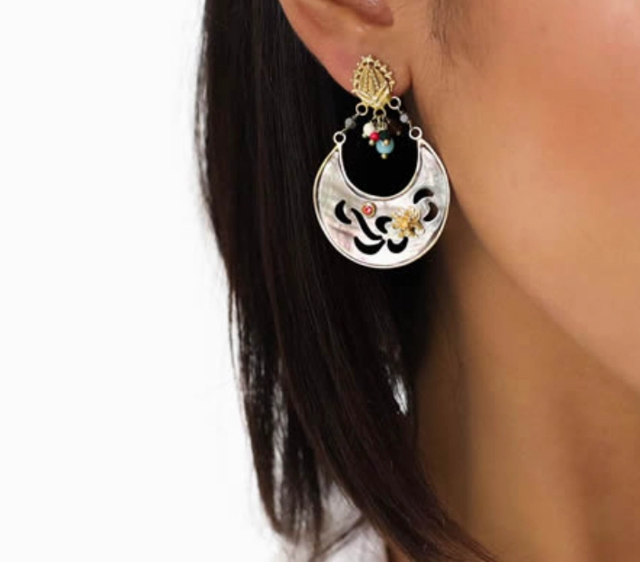 FRIDA "U" shape post earring