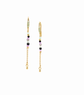 GABRIELLE crytallized hook earring