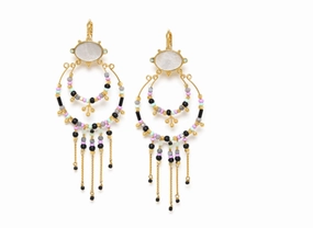 GABRIELLE gypsy french hooks earring