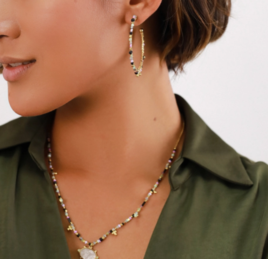 GABRIELLE XL creole earrings
