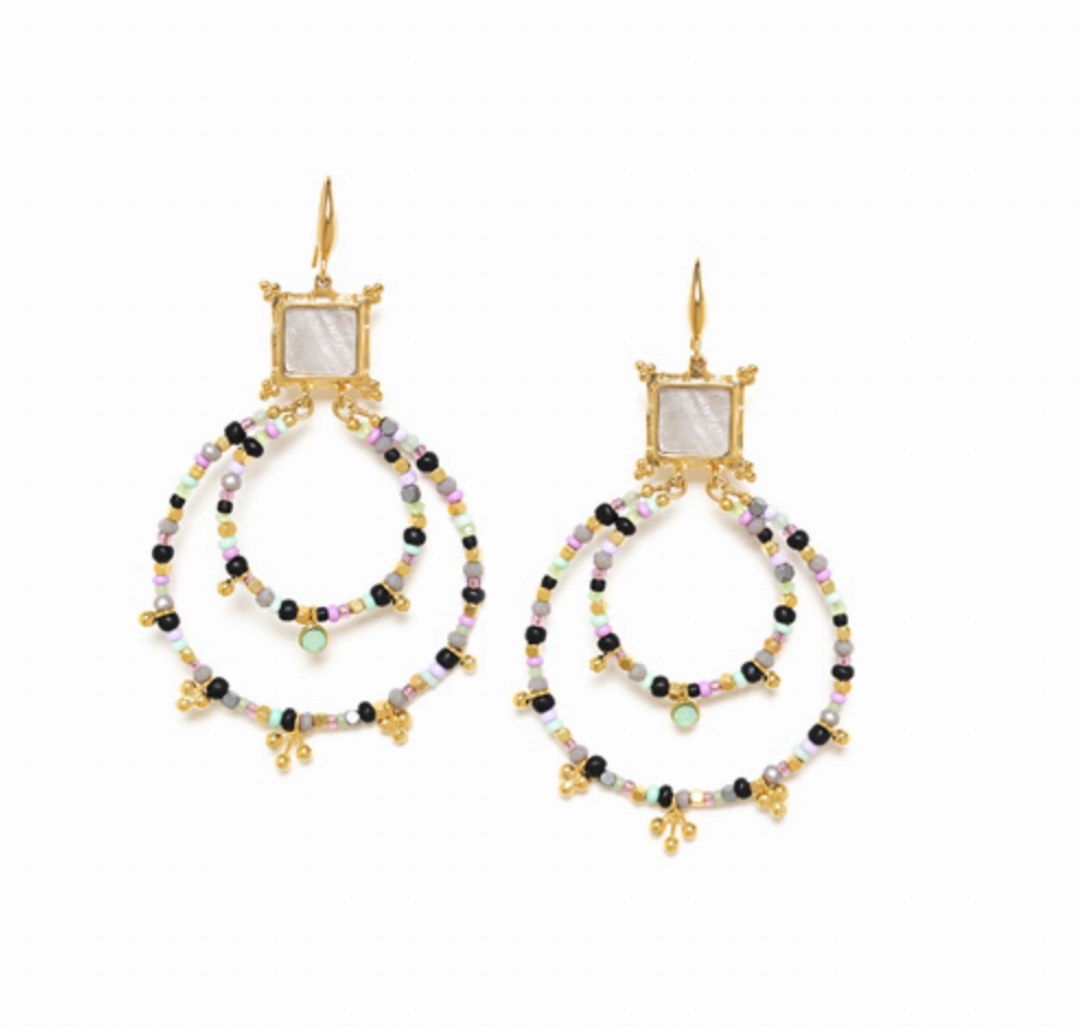 GABRIELLE *XL gypsy on hook earrings