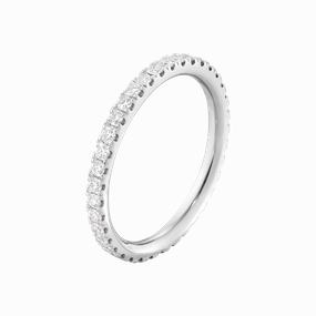 Georg Jensen Aurora 18ct White Gold 0.46ct Diamond Eternity Ring