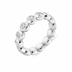 Georg Jensen Aurora 18ct White Gold 1.40ct Diamond Eternity Ring