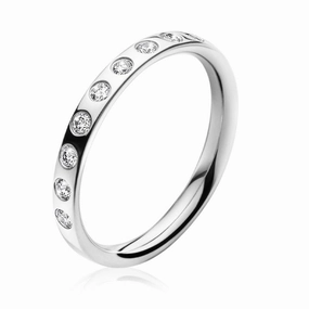 Georg Jensen Magic 18ct White Gold Diamond Band Ring