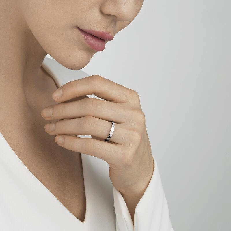 Georg Jensen Magic 18ct White Gold Diamond Band Ring