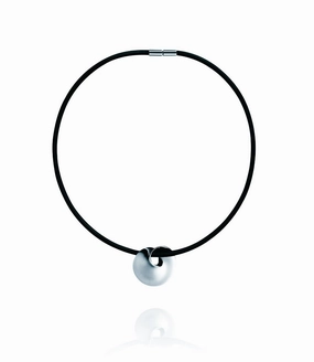 Georg Jensen Mobius Sterling Silver Pendant Necklace
