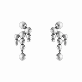Georg Jensen Moonlight Grapes Sterling Silver Chandelier Earrings