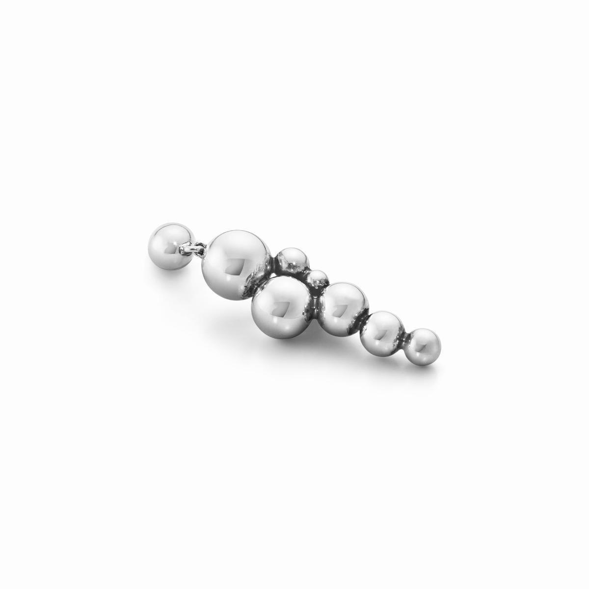 Georg Jensen Moonlight Grapes Sterling Silver Drop Earrings