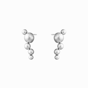 Georg Jensen Moonlight Grapes Sterling Silver Drop Earrings