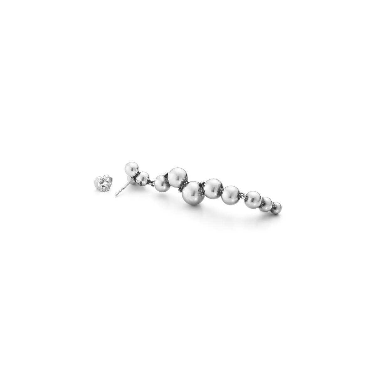 Georg Jensen Moonlight Grapes Sterling Silver Drop Earrings