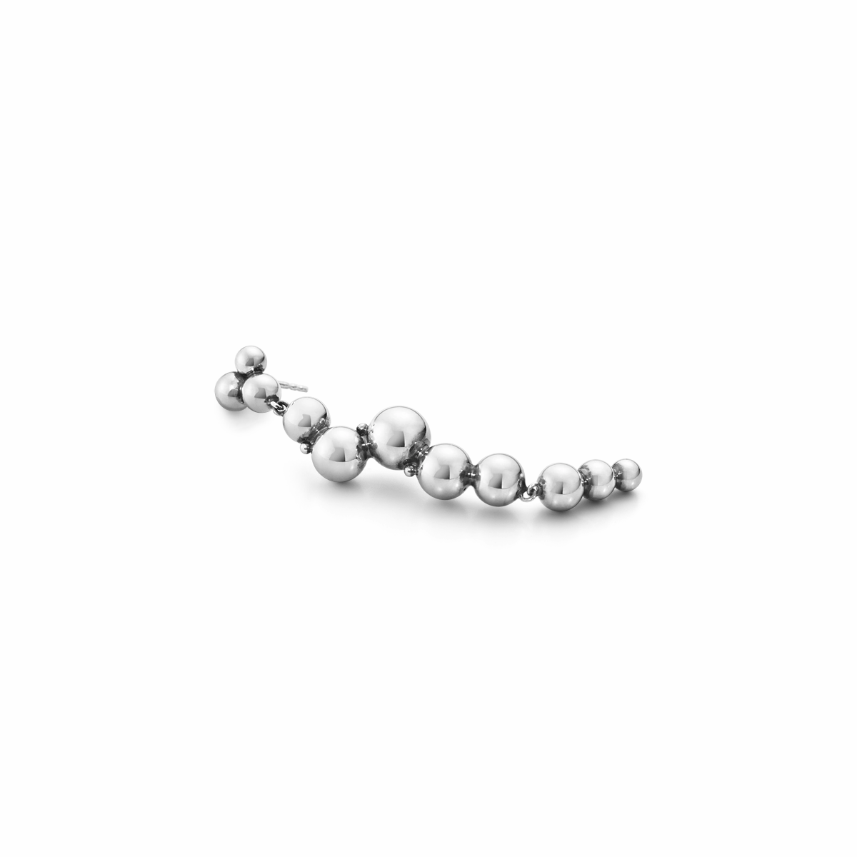 Georg Jensen Moonlight Grapes Sterling Silver Drop Earrings