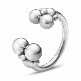 Georg Jensen Moonlight Grapes Sterling Silver Ring D