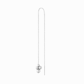 Georg Jensen Moonlight Grapes Sterling Silver Single Drop Earring D