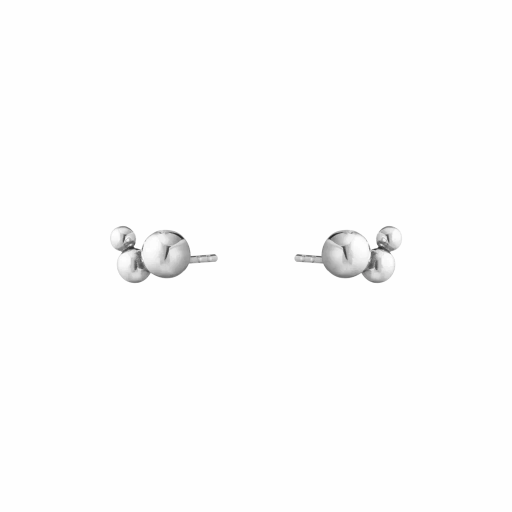 Georg Jensen Moonlight Grapes Sterling Silver Stud Earrings