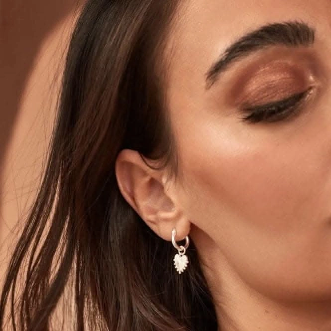 Glowing Beauty Small Hoop Earrings SEH3196