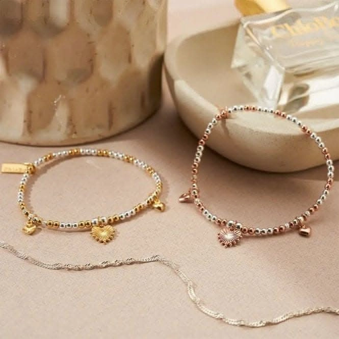 Gold And Silver Everyday Love Bracelet GMBSB40143197