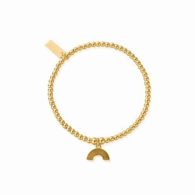 Gold Cute Charm Rainbow Bracelet GBCC3070