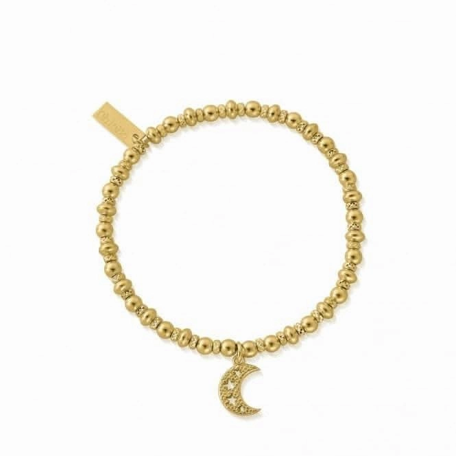 Gold Didi Sparkle Starry Moon Bracelet GBDS3087
