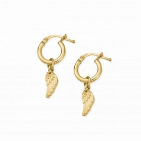 Gold Divinity Within Hoop Earrings GEH2571