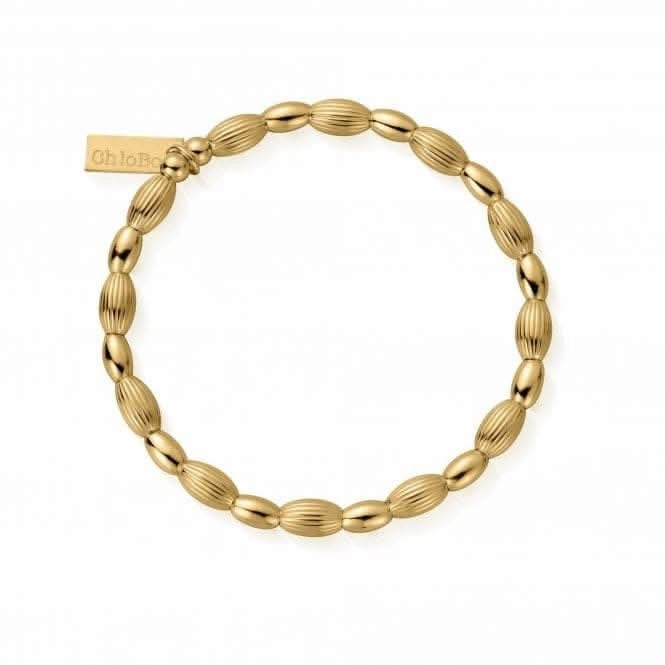 Gold Double Rice Bracelet GBCOD
