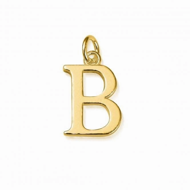 Gold Iconic Initial B Necklace GNCC4041B