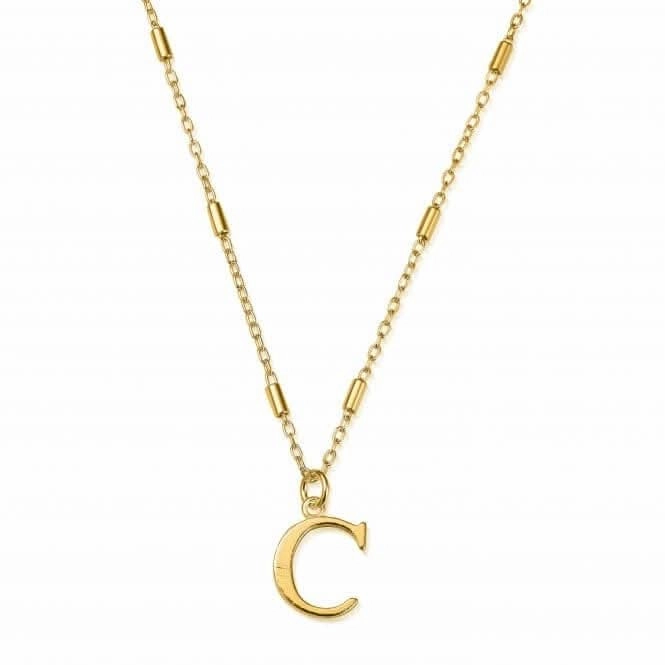 Gold Iconic Initial C Necklace GNCC4041C