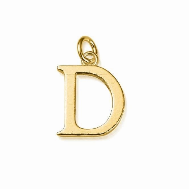 Gold Iconic Initial D Necklace GNCC4041D