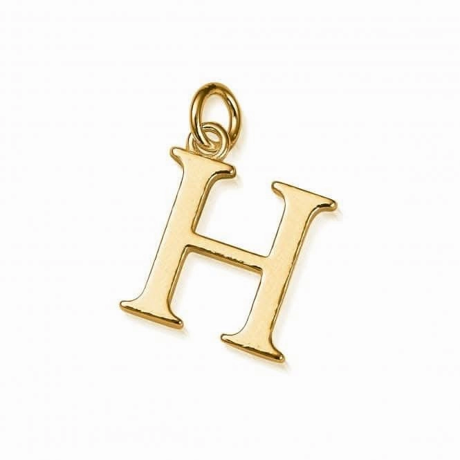 Gold Iconic Initial H Necklace GNCC4041H
