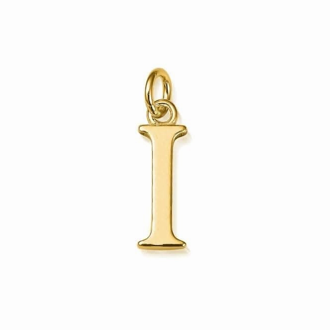 Gold Iconic Initial I Necklace GNCC4041I