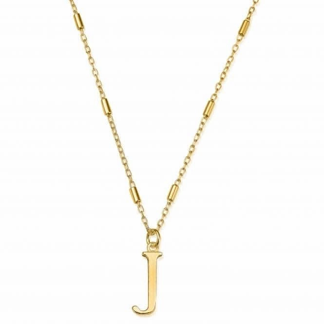 Gold Iconic Initial J Necklace GNCC4041J