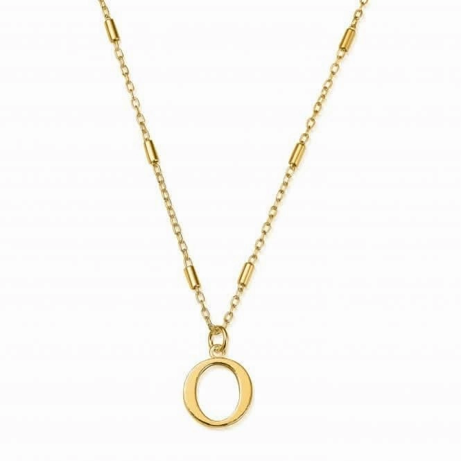 Gold Iconic Initial O Necklace GNCC4041O