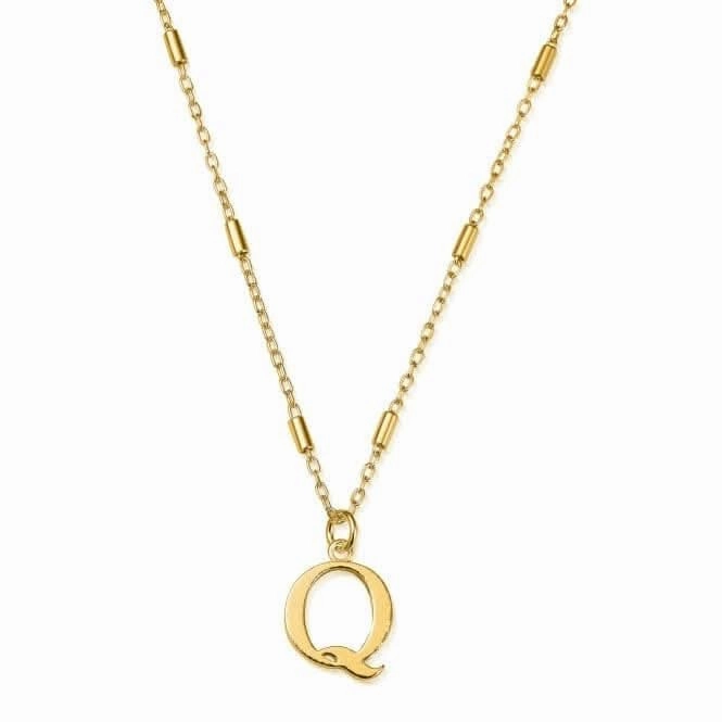 Gold Iconic Initial Q Necklace GNCC4041Q