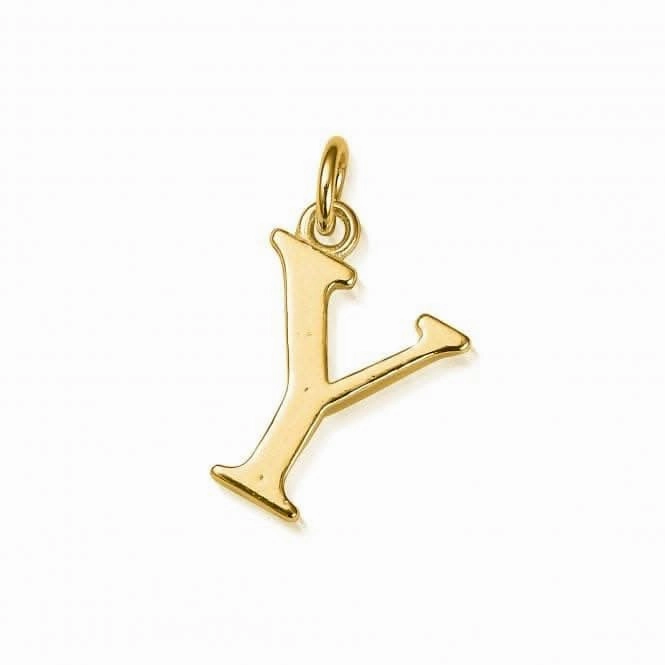 Gold Iconic Initial Y Necklace GNCC4041Y