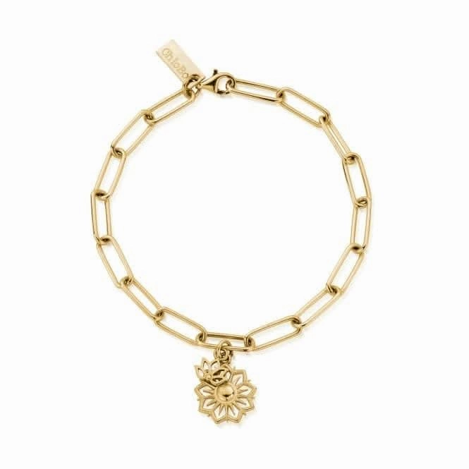 Gold Link Chain Balance and Harmony Bracelet GBLC32051107