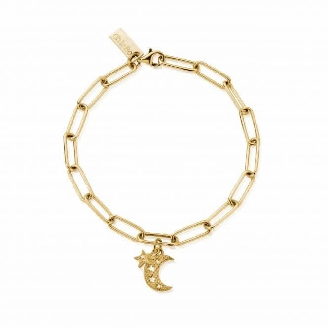 Gold Link Chain Hope and Guidance Bracelet GBLC30873031