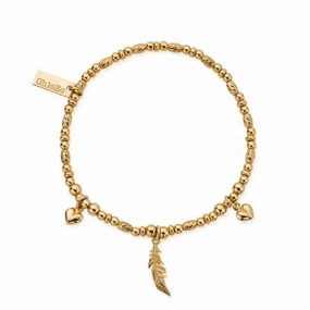 Gold Love And Courage Bracelet GBCH33454014